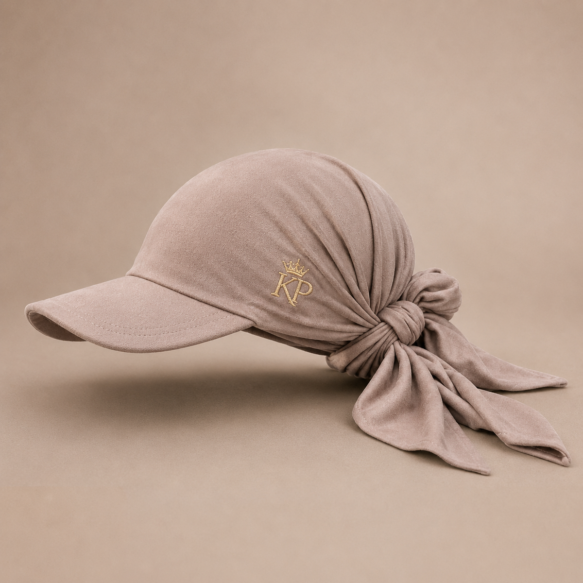 The Hadassah - Nude Bandana Cap | Soft Adjustable Head Wrap for Women