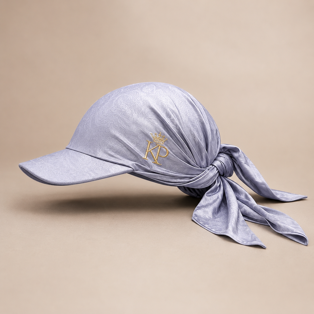 The Selah - Lavender Grey Bandana Cap | Everyday Head Wrap Cap for Women